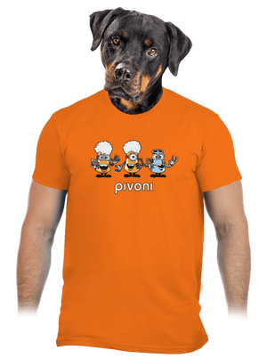 Pivoni pánske tričko Orange