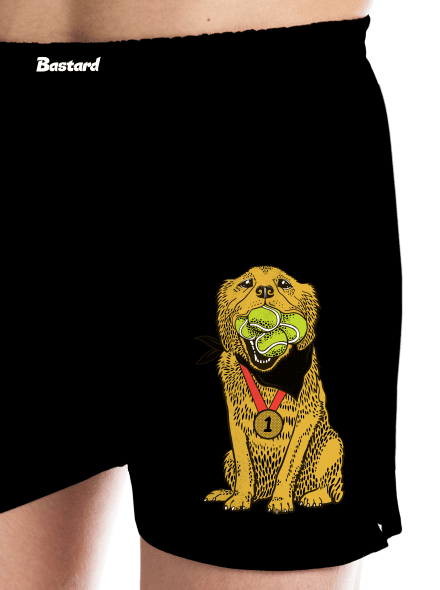 Zlatý retriever pánske trenky Black