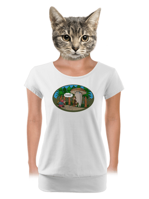 dámske tričko s lemom