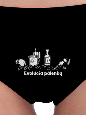 Evolúcia pálenky dámske nohavičky Black