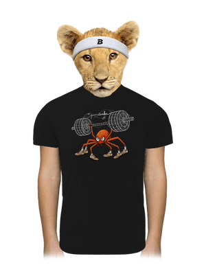 Pavučinka detské športové tričko Black