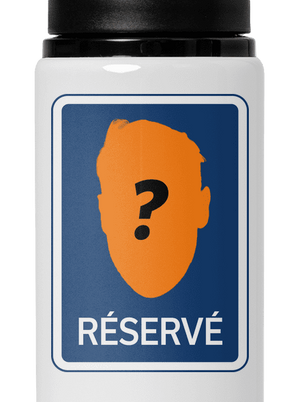 Značka réservé flaša na vodu White