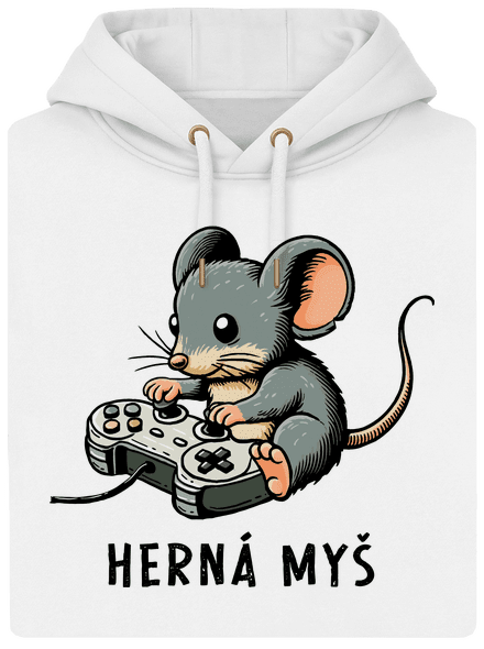 Herná myš unisex mikina premium Snowwhite