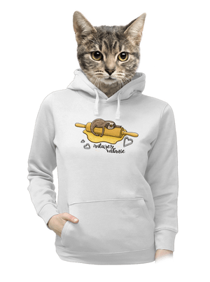 Milujem váľanie dámska mikina klokanka White