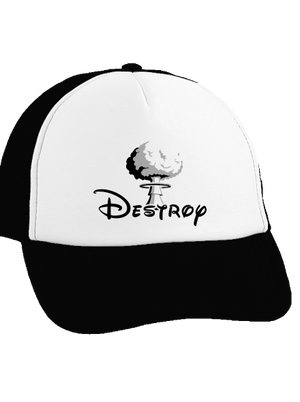 Destroy šiltovka truckerka Black cap