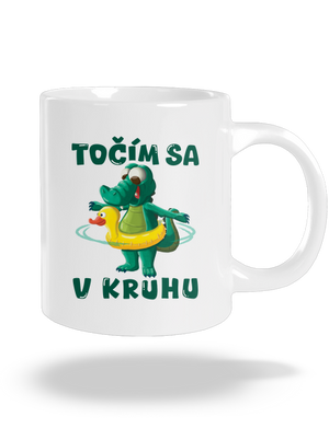 Točím sa v kruhu veľký hrnček White