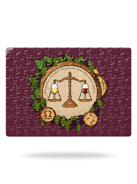 Vínny horoskop: Váha puzzle White