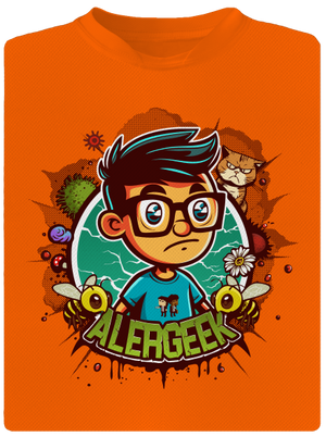 Alergeek pánske športové tričko Neon Orange