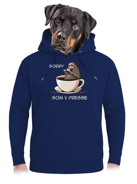 V presse unisex mikina premium Navy