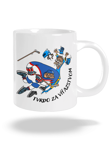 Tvrdo za víťazstvom veľký hrnček White
