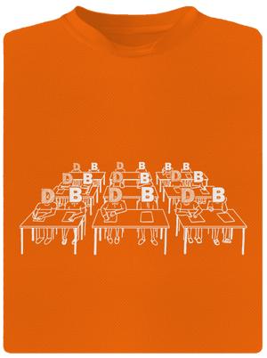 Cimrman: Debil, blbeček pánske športové tričko Neon Orange