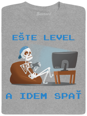 Ešte level pánske tričko Sport Grey