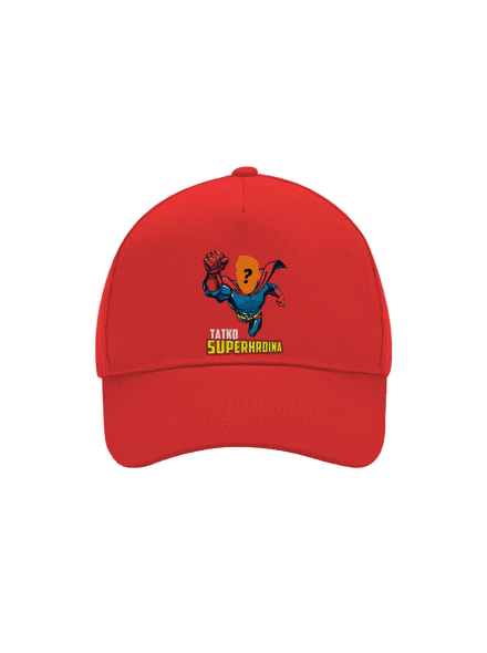 Tatko superhrdina šiltovka baseballka Classic Red