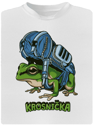 Krosnička detské športové tričko White