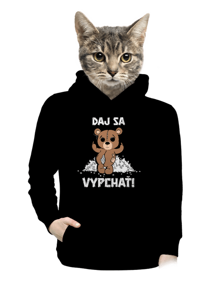 Jdi se vycpat dámska mikina klokanka Black