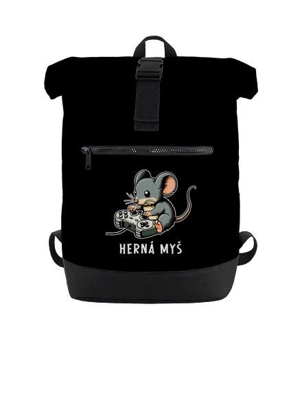 Herná myš batoh Black