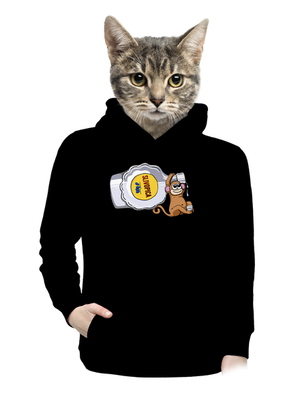 dámska mikina klokanka