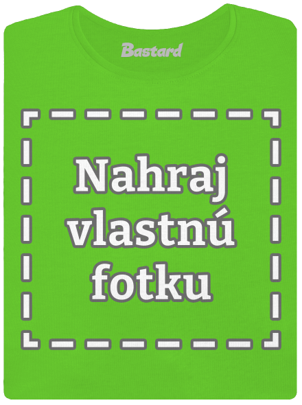 Vlastná potlač dámske tričko Apple Green