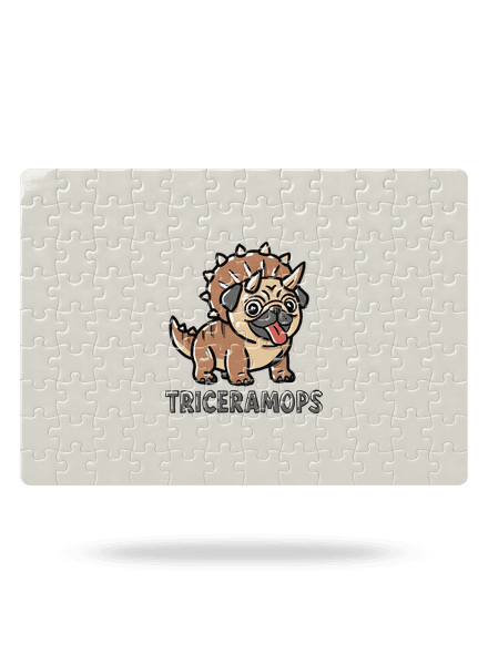 Triceramops puzzle White