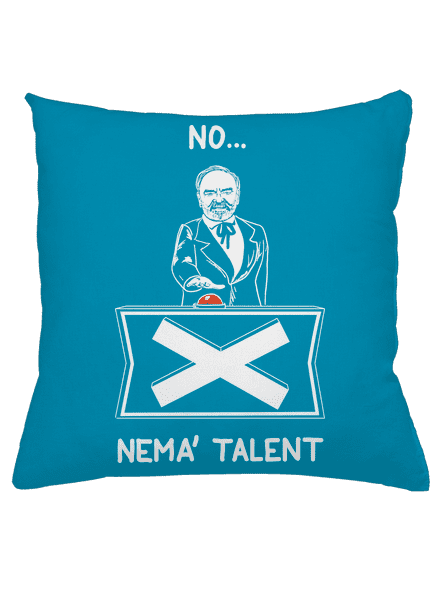 Cimrman: Nemá talent vankúš Blue Turquoise