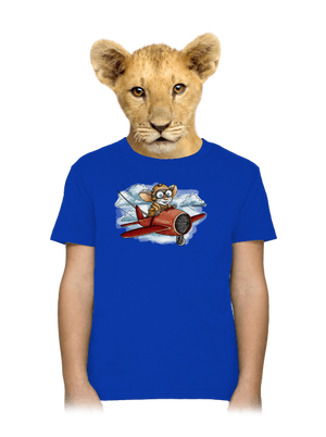 Tryskomyš detské tričko Royal Blue