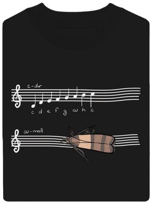 A - moll unisex mikina bez kapucne Black