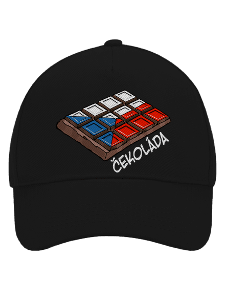 Čekoláda šiltovka baseballka Black