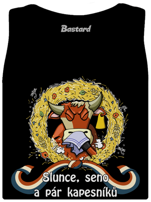 Slunce, seno a pár kapesníků dámske tielko klasické Black