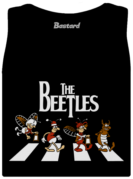 Beatles dámske tielko klasické Black