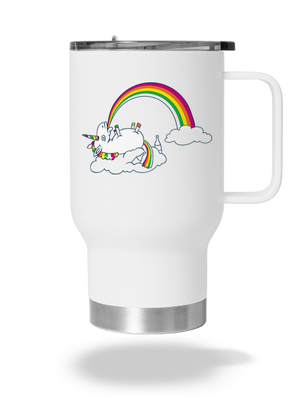 Tajomstvo dúhy termohrnček White