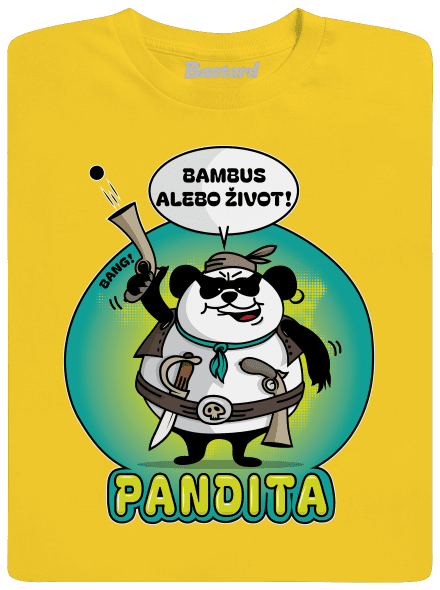 Pandita detské tričko Gold