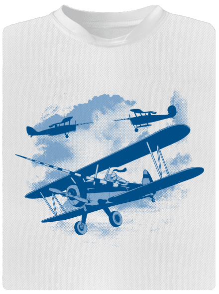 Rytieri nebies detské športové tričko White