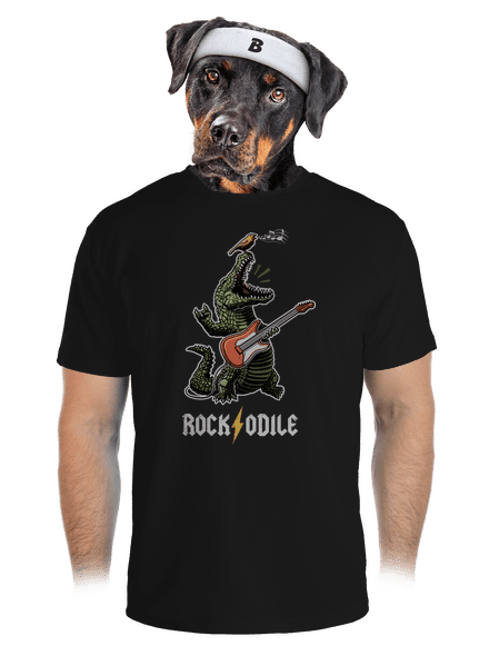 Rockodile pánske športové tričko Black