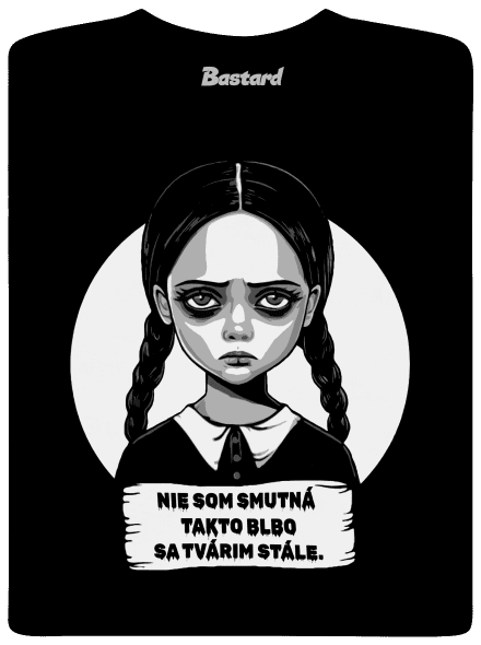 Nie som smutná pánske tričko Black