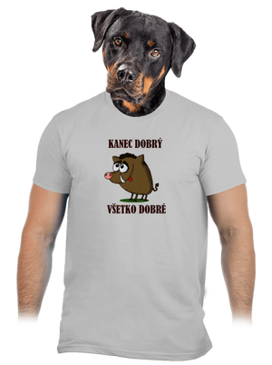 Kanec dobrý pánske tričko Pacific Grey