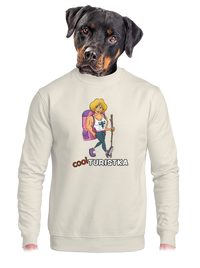 unisex mikina bez kapucne