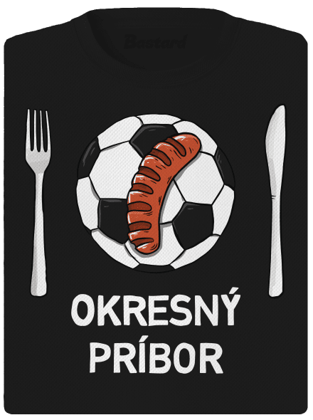 Okresný príbor dámske športové tričko Black