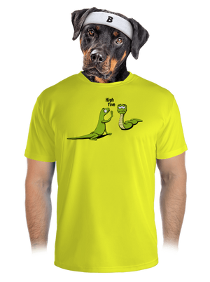 High Five pánske športové tričko Neon Yellow