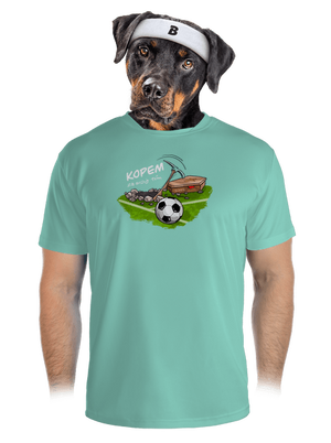 Kopem za svoj tím pánske športové tričko Mint Mal