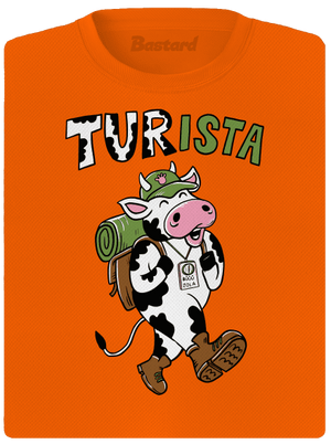 Tur na cestách dámske športové tričko Neon Orange