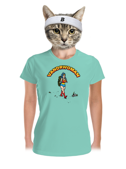 Vandrwoman dámske športové tričko Mint Mal