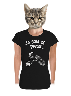 Hľadám tú pravú dámske tričko prémium Black