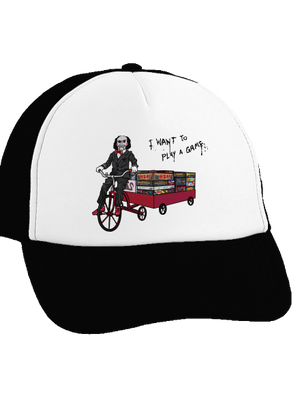 Chcem si zahrať hru šiltovka truckerka Black cap