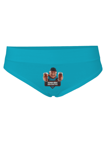 Super dedo dámske nohavičky Turquoise