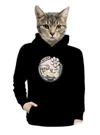 dámska mikina klokanka