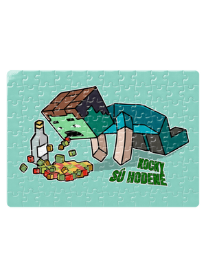 Kocky sú hodené puzzle White