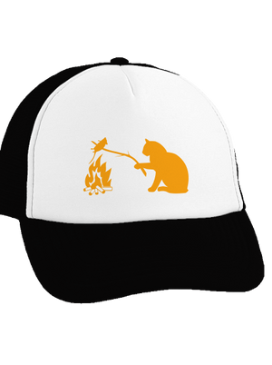 Mačka a myš šiltovka truckerka Black cap