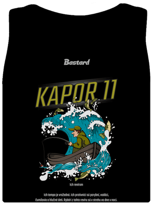 Kapor 11 dámske tielko klasické Black