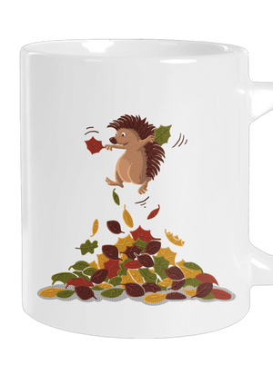 Radosť z lístia veľký hrnček White