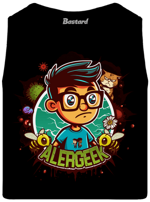 Alergeek pánske tielko Black